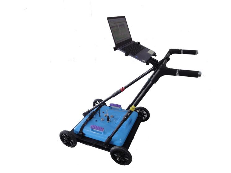 Dual-frequency wireless ground penetrating radar