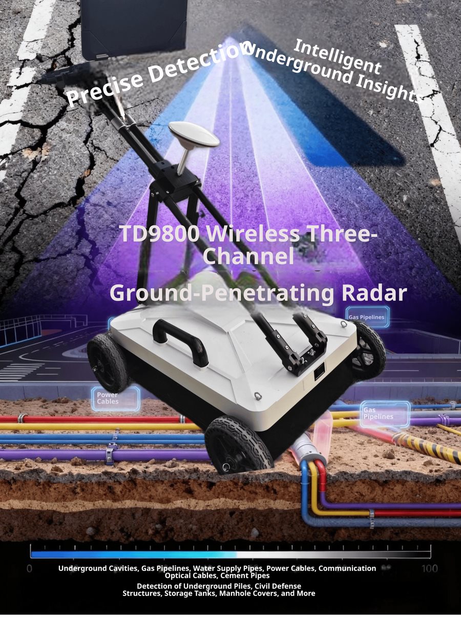 TD9800-200 wireless ground penetrating radar